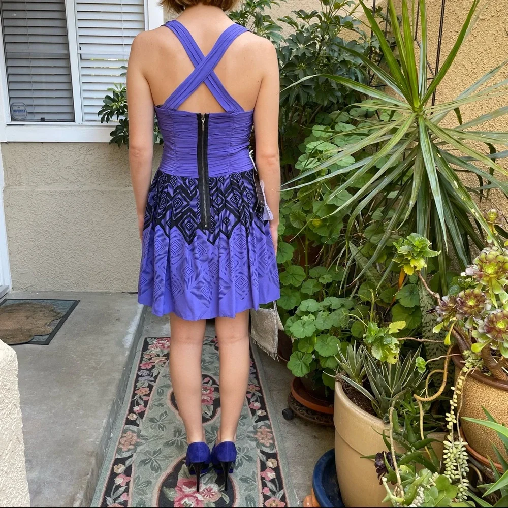 Bakers Purple and Black Platform Shoes